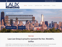 Tablet Screenshot of lauxlawgroup.com